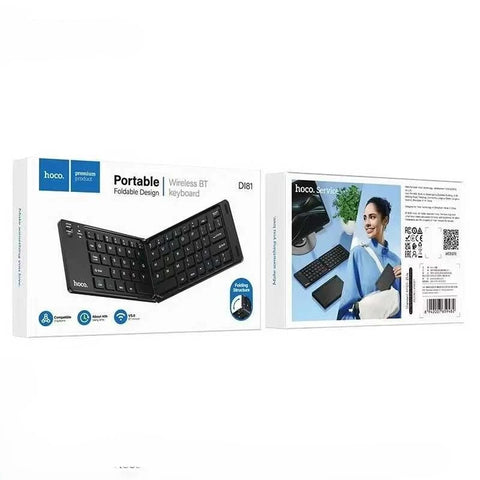 Hoco DI81 Portable Foldable Wireless Bluetooth Keyboard for laptop ipad tablet