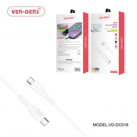 Vendens Dcd06 Type C To Type C Charging Cable 3m