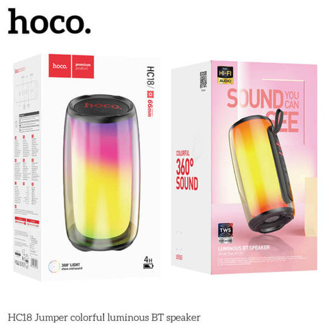 HOCO HC18 Jumper colorful luminous BT Speaker
