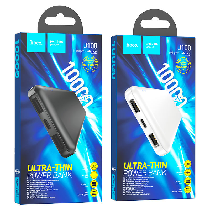 Hoco J100 Power Bank Smart Charge 10000Mah