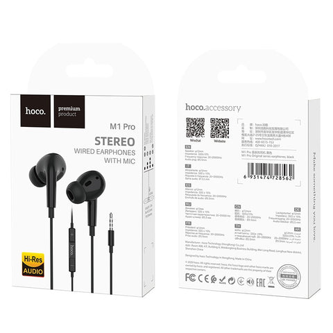 Hoco M1 Pro Wired Earphone 3.5mm