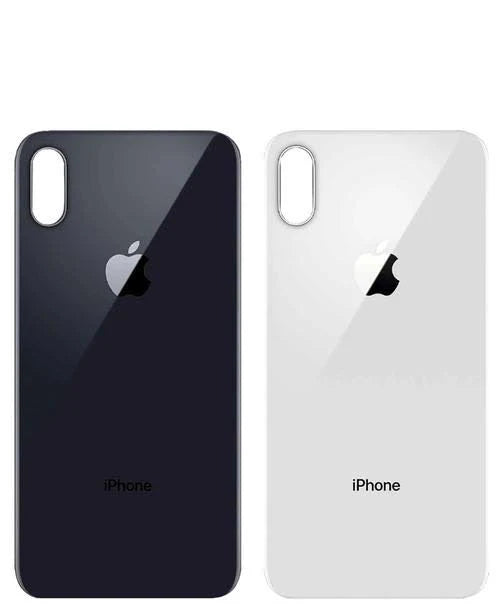 Iphone X Back Glass Big Hole With Adhesive