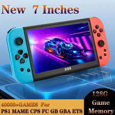 X80 7"  Kids Gaming Console 16Gb