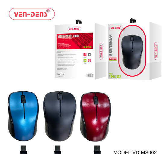 Ven Dens M2002 Wireless Mouse 1600 DPI
