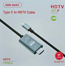 Vendens Adp017 Type C To Hdmi Hdtv Cable 4K