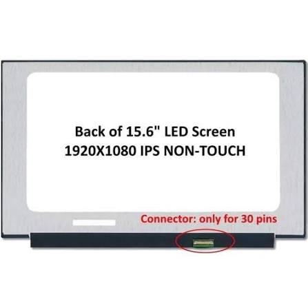 Laptop screen 15.6" 30 Pin witout bracket