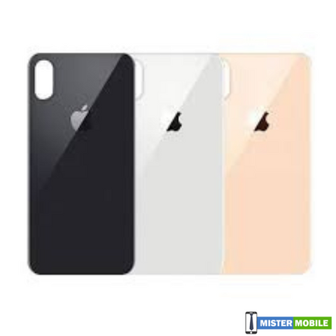 iPhone Xs Max Back glass Big hole With adhesive