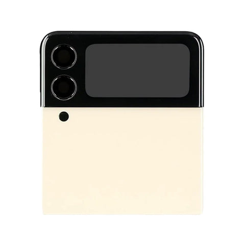Samsung Galaxy Flip 3 Back Lcd Screen Outer- Cream Colour