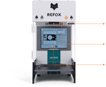 Refox Lm-80E Automatic 3 In 1 Fast Laser Machine 220V Mobile Phone Repair Tool
