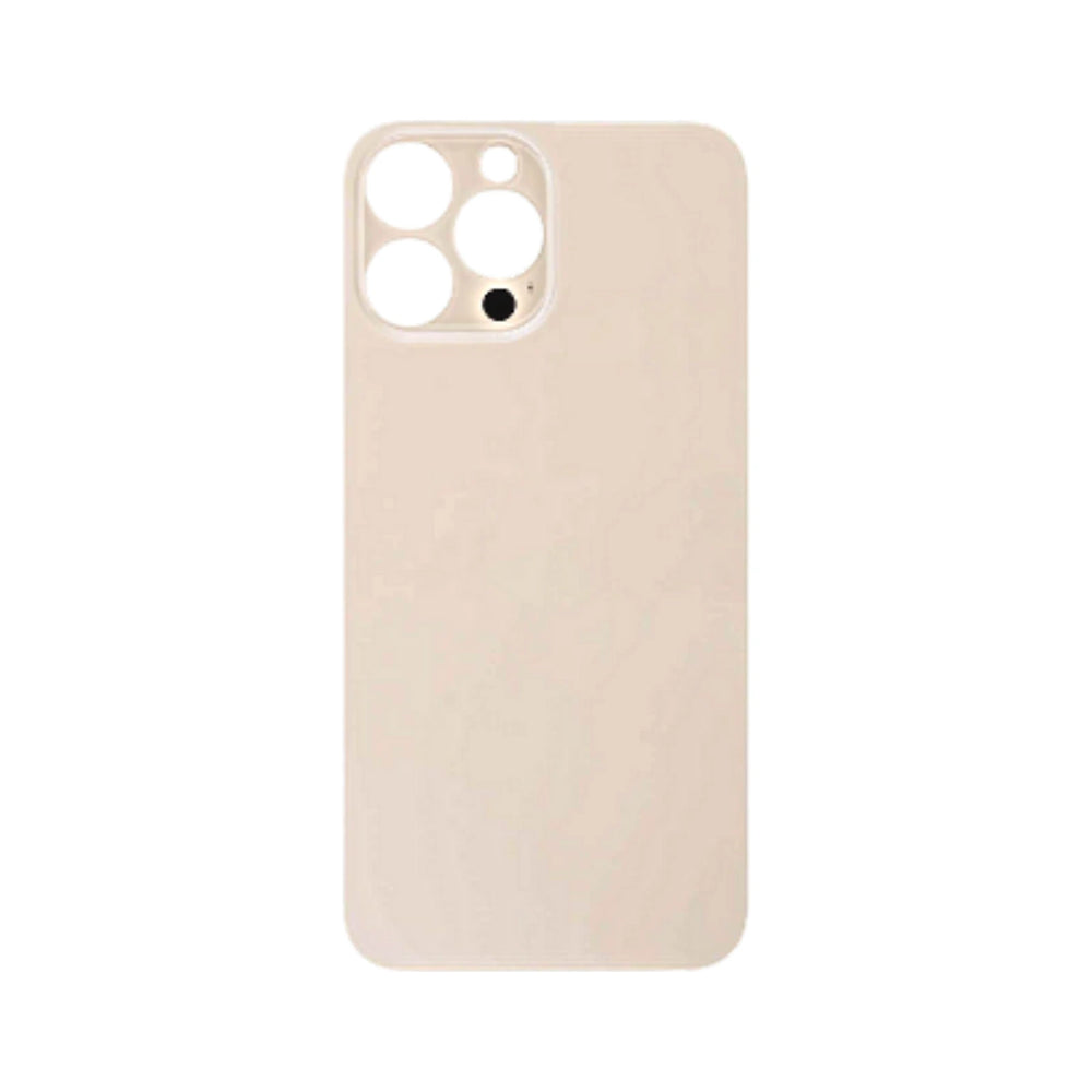 Iphone 13 Pro Back Glass Big Hole With Adhesive Gold