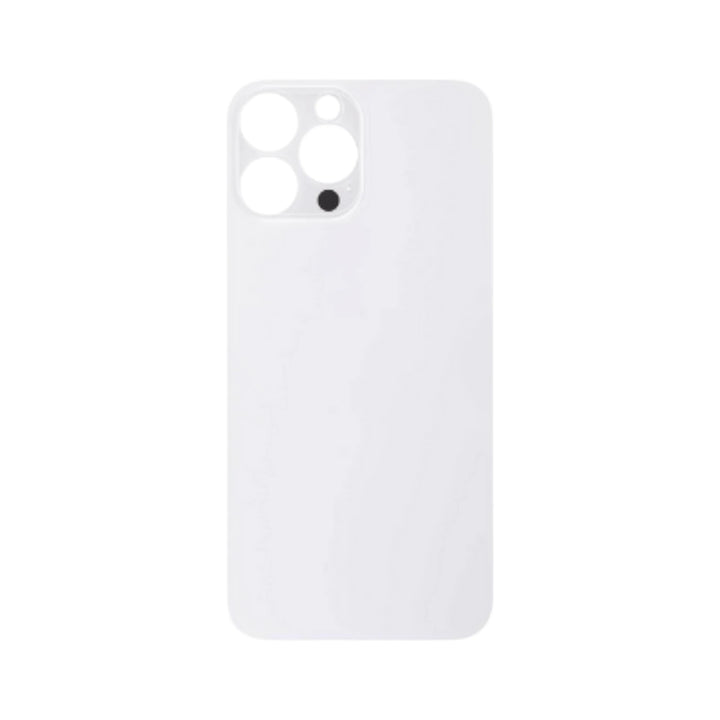 Iphone 13 Pro Back Glass Big Hole With Adhesive Silver
