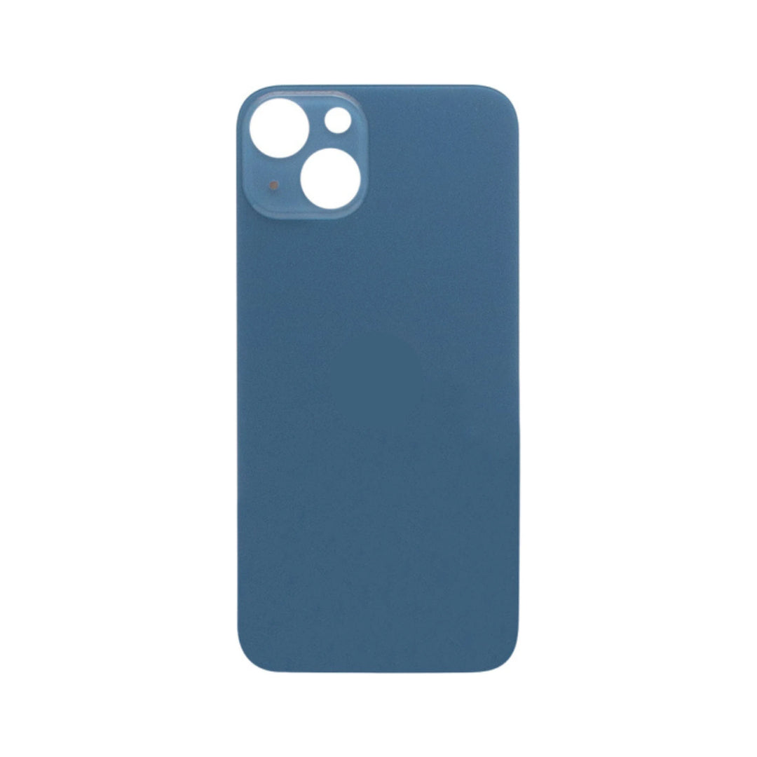 Iphone 13 Back Glass Big Hole With Adhesive Blue