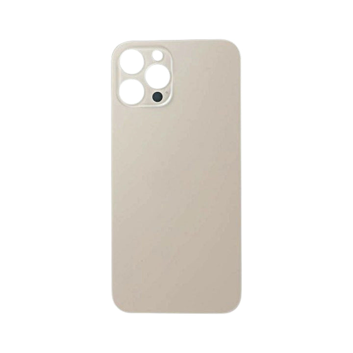 Iphone 12 Pro Back Glass Big Hole With Adhesive Gold