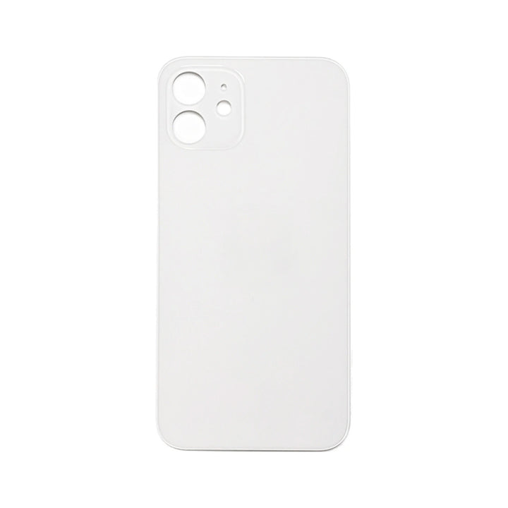 Iphone 12 Mini Back Glass Big Hole With Adhesive White