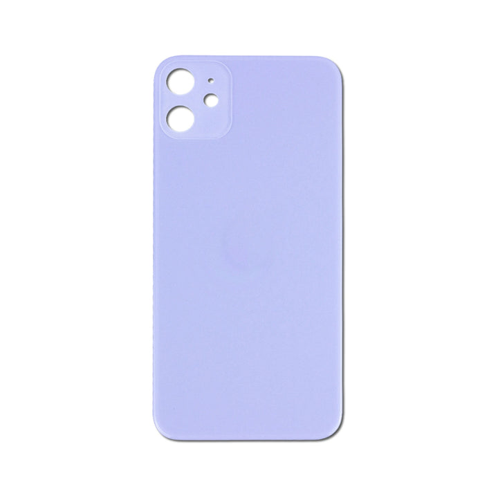 Iphone 12 Back Glass Big Hole With Adhesive Purple