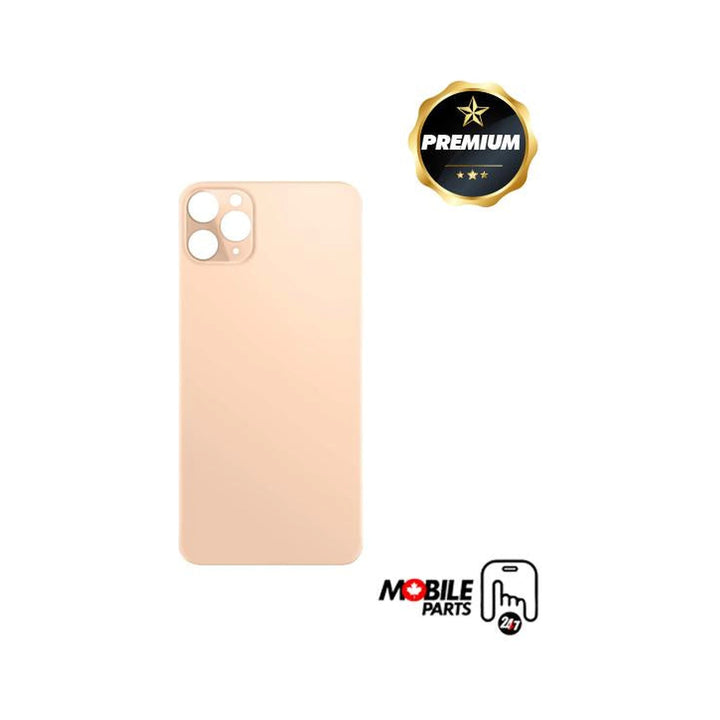 Iphone 11 Pro Back Glass Big Hole With Adhesive Gold