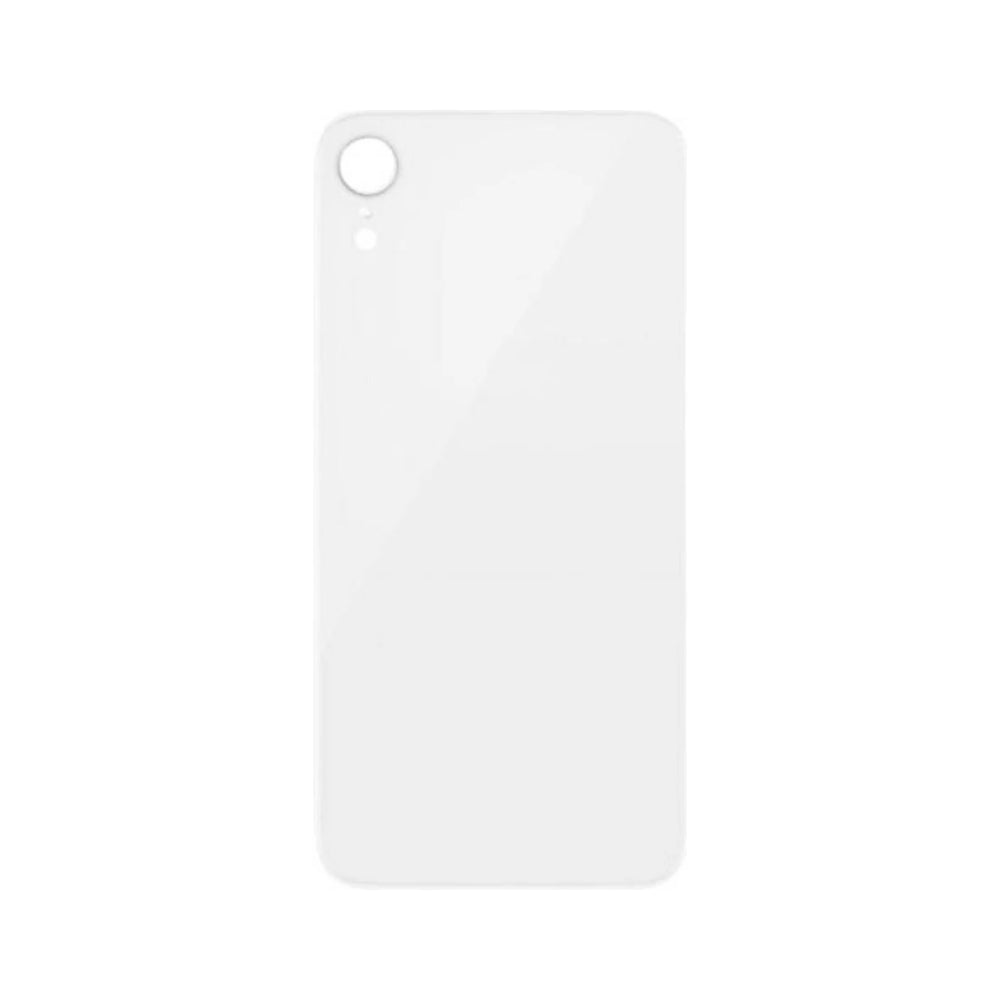Iphone Xr Back Glass Big Hole With Adhesive White