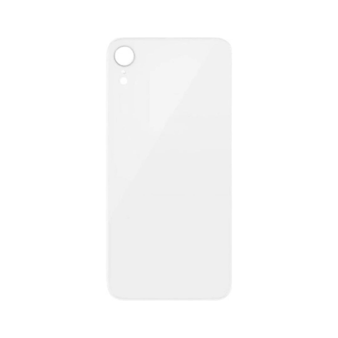 Iphone Xr Back Glass Big Hole With Adhesive White