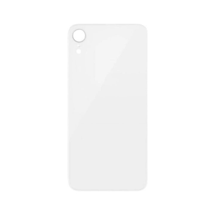 Iphone Xr Back Glass Big Hole With Adhesive White