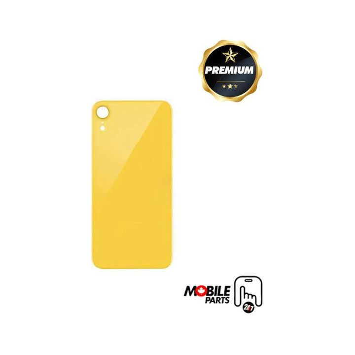 Iphone Xr Back Glass Big Hole With Adhesive Yellow