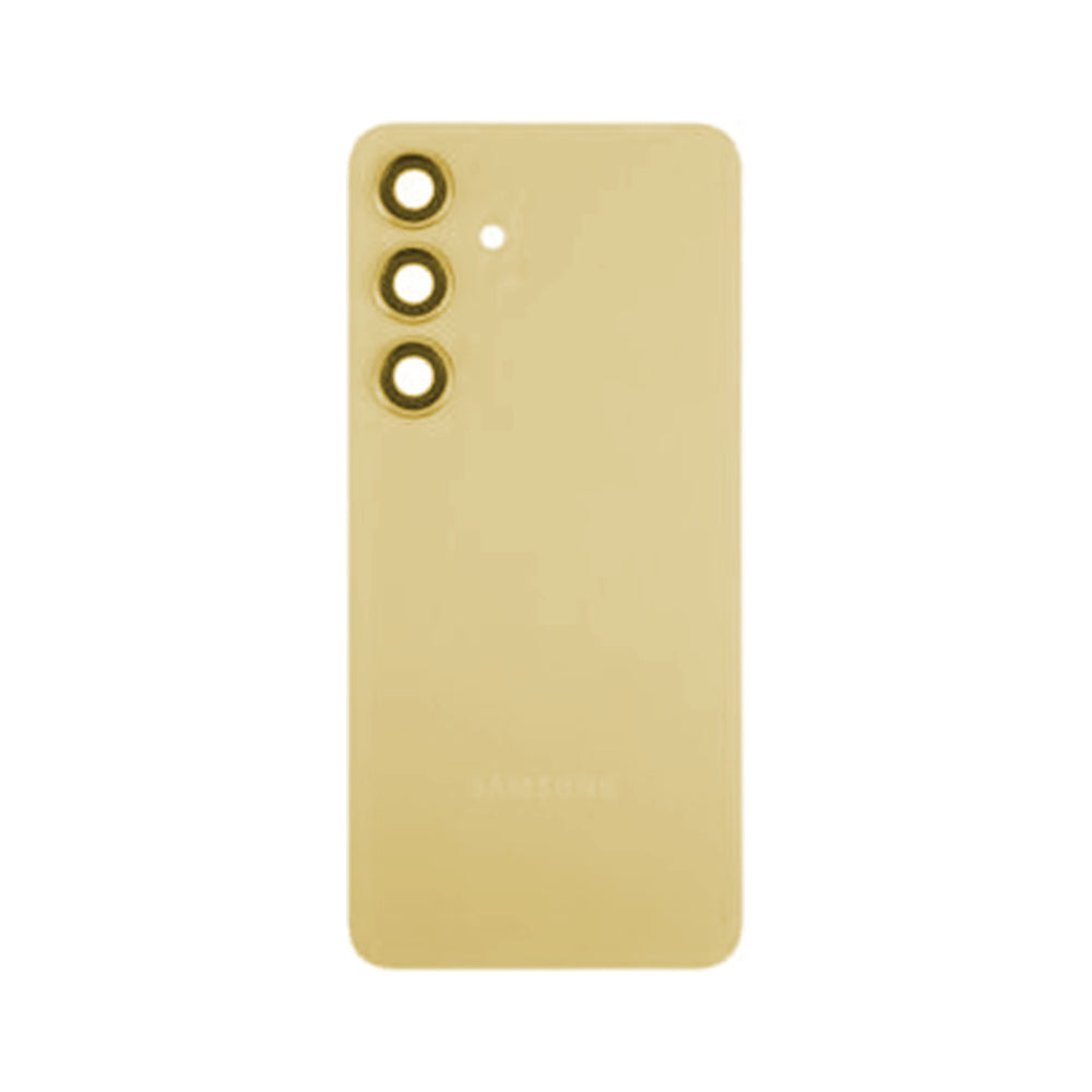 Samsung S24  Back Glass With Camera Lens Amber Yellow