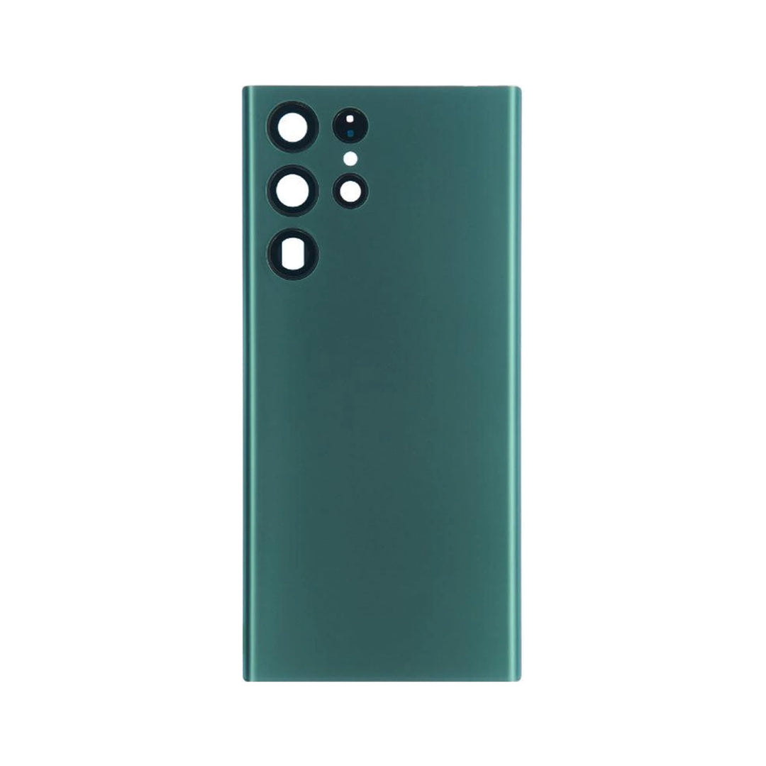 Samsung S22 Ultra Back glass with camera lens Green