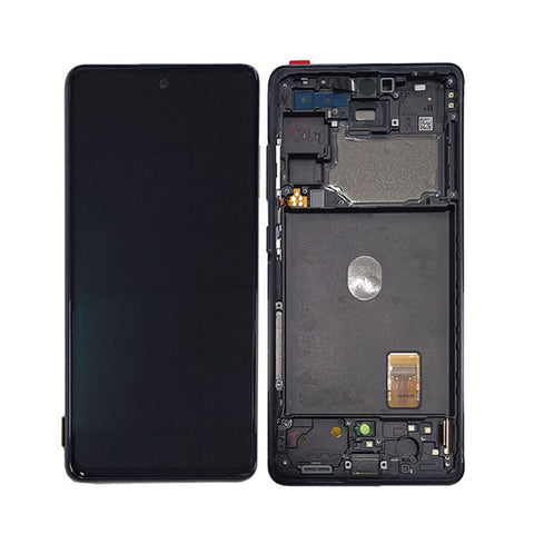 Samsung S20 Fe Lcd Screen Service Pack With Frame Navy Blue