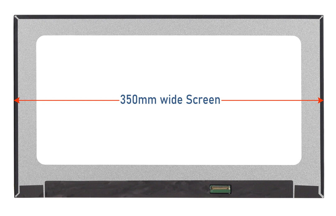 Laptop screen 15.6" 30 Pin without bracket flat bottom