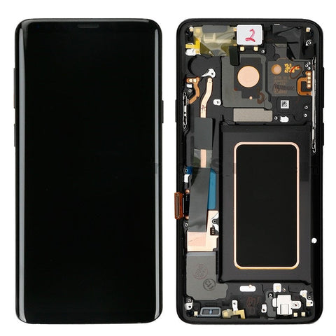Samsung S9 G960F Lcd Screen Black With Frame