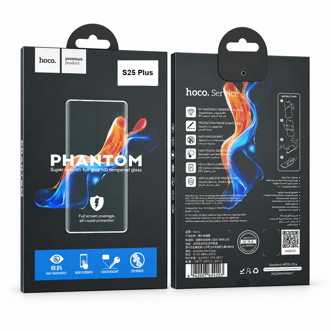 Samsung S25 Plus Tempered Glass Phantom