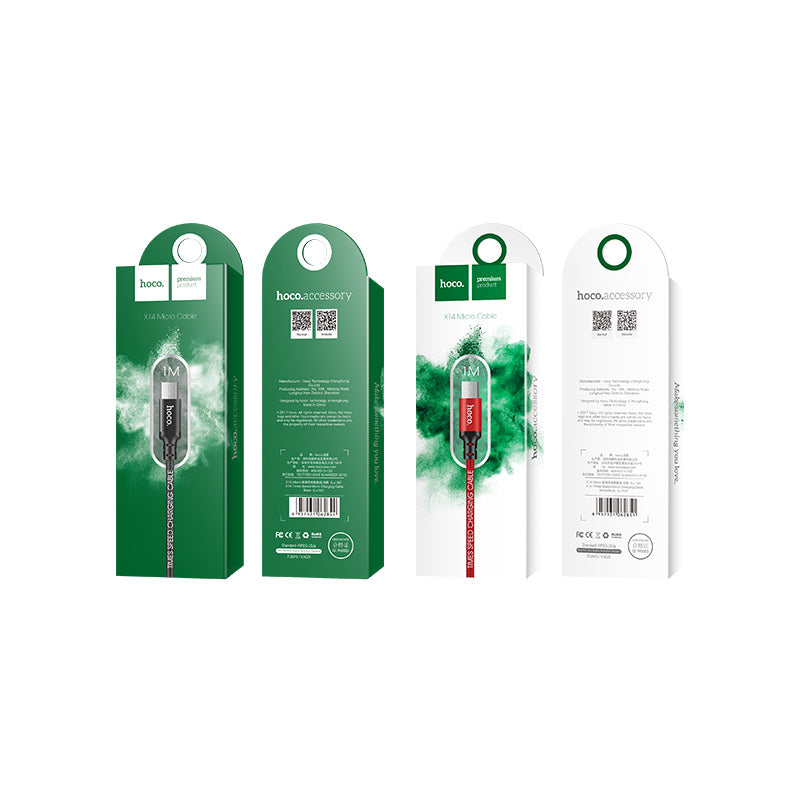 Hoco X14 Times Speed Micro-Usb Data Cable 2M