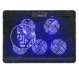 LAPTOP PAD  STAND WITH LED BACKLIGHT H7  4X FAN