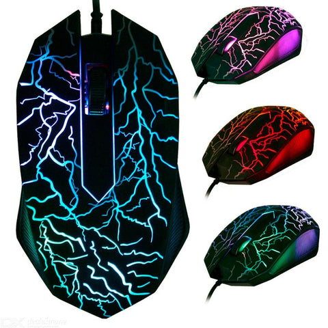 Gaming Mouse 3200DPI  Mice Adjustable USB Wired Computer Mouse with 3 Buttons