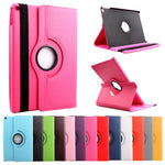 PU Leather 360 Rotating Cover cases For Samsung Tab