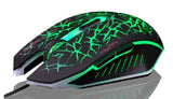 Gaming Mouse 3200DPI  Mice Adjustable USB Wired Computer Mouse with 3 Buttons