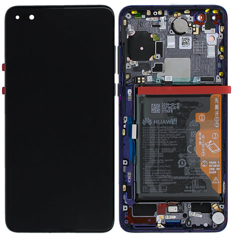 HUAWEI P40 PRO SERVICE PACK LCD SCREEN WTH FRAME AND BATTERY