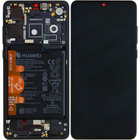 Huawei P30 LCD Screen Original Blue With Frame and battery service pack