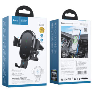 Hoco CA105 Guide, wireless charging in-car phone holder, 15W output, 4.7-7" Phone