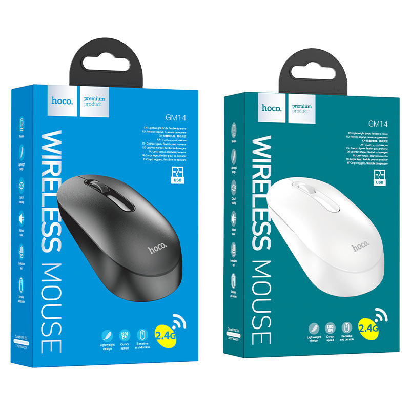 Hoco Gm14 Platinum Wireless Mouse 2.4G