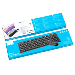 Hoco GM17, wireless business membrane keyboard and mouse set