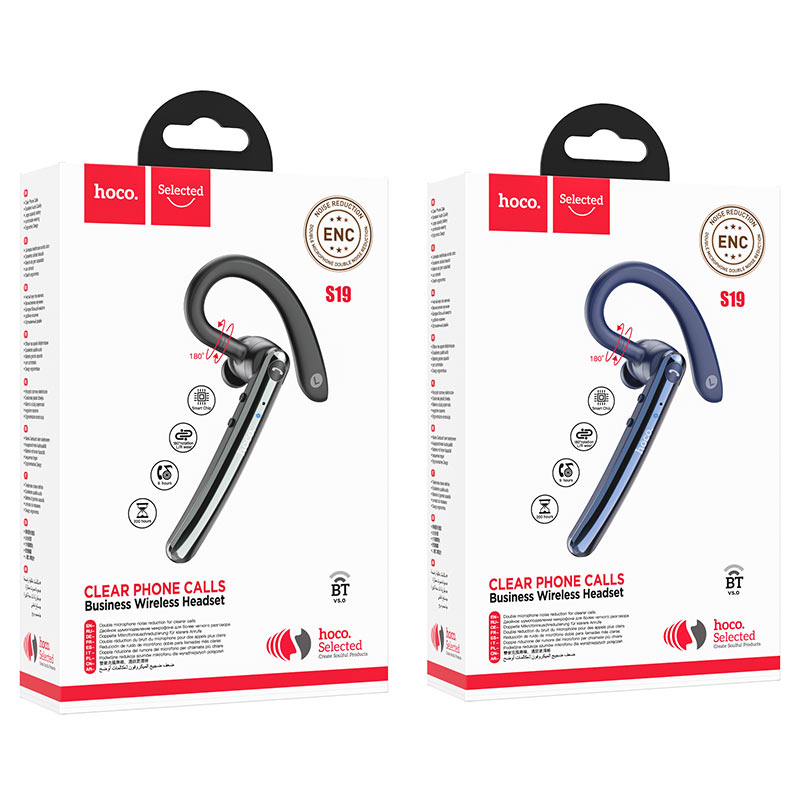 Hoco Wireless Bluetooth Headset S19 Heartful Enc Noise Cancelling