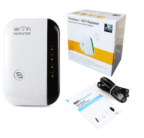 300M Wireless-N Wifi Repeater Router Signal Booster Extender Amplifier - uk Plug