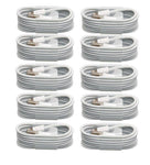 Pack of 10 High Quality iPhone Lightning Data Cable 1M- iPhone Charging Cable