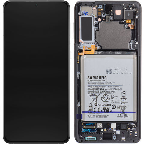 SAMSUNG S21 PLUS LCD SCREEN WITH FRAME SERVICE PACK
